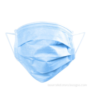pure color 3 layers face mask
